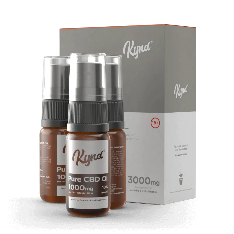 Kynd's Pure Isolate Medium Concentration CBD Oil 3000mg Spray. Omega 3, Organic Pure Isolate Cannabis Sativa. Leading CBD Oil Manufacturer in Edinburgh, UK.