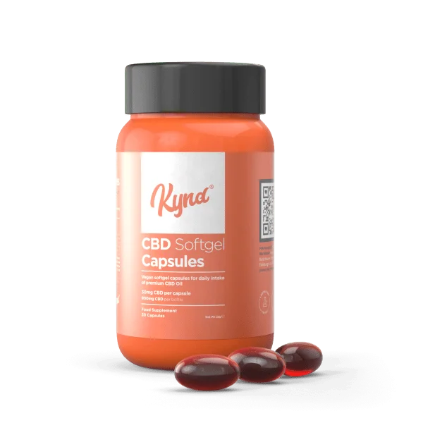Kynd's premium CBD Softgel 900mg are like the superheroes of food supplement, 100% Natural & Vegan, THC Free, Isolate Cannabis Sativa, Next-Day UK Shipping